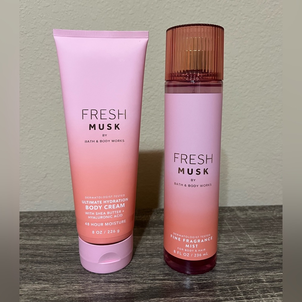 Bath & Body Works Fresh Musk Set